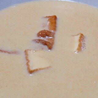 厚揚げとたらこの豆乳スープ